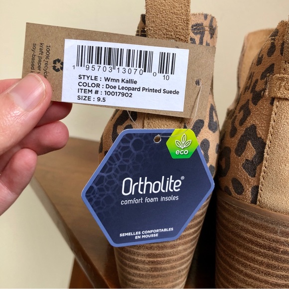 Toms Kallie leopard print booties NWT - Picture 9 of 16